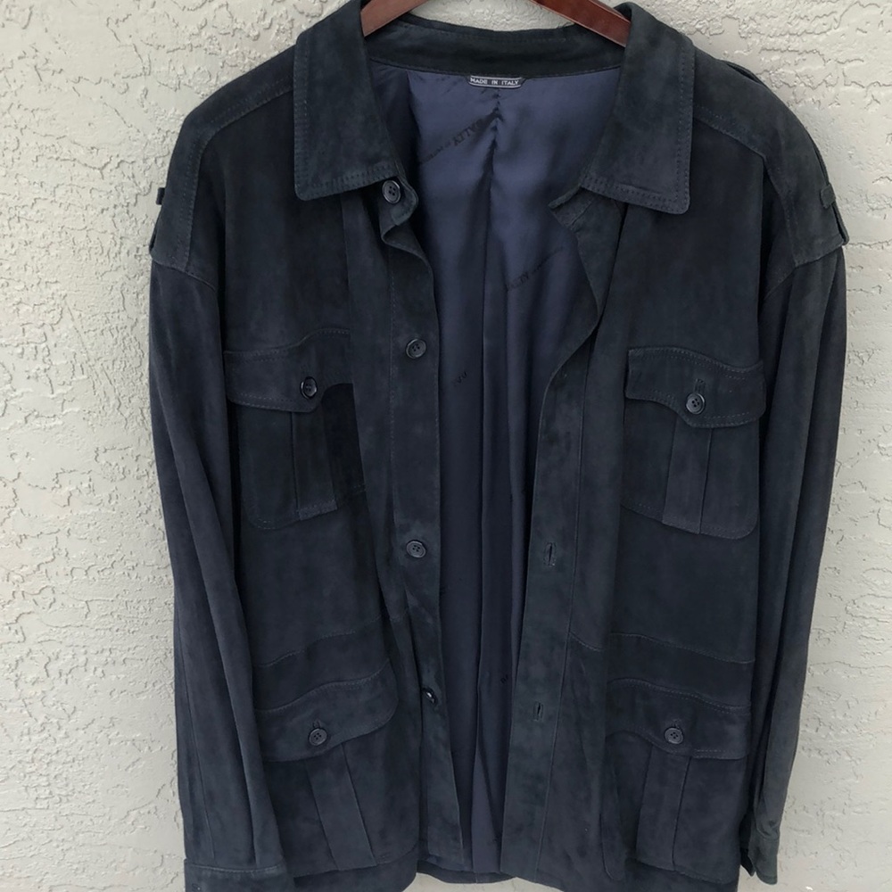 Bally Leather Suede Jacket - 46